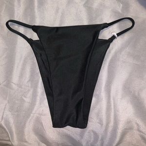Black bikini bottom